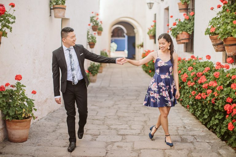engagement session in Arequipa Peru